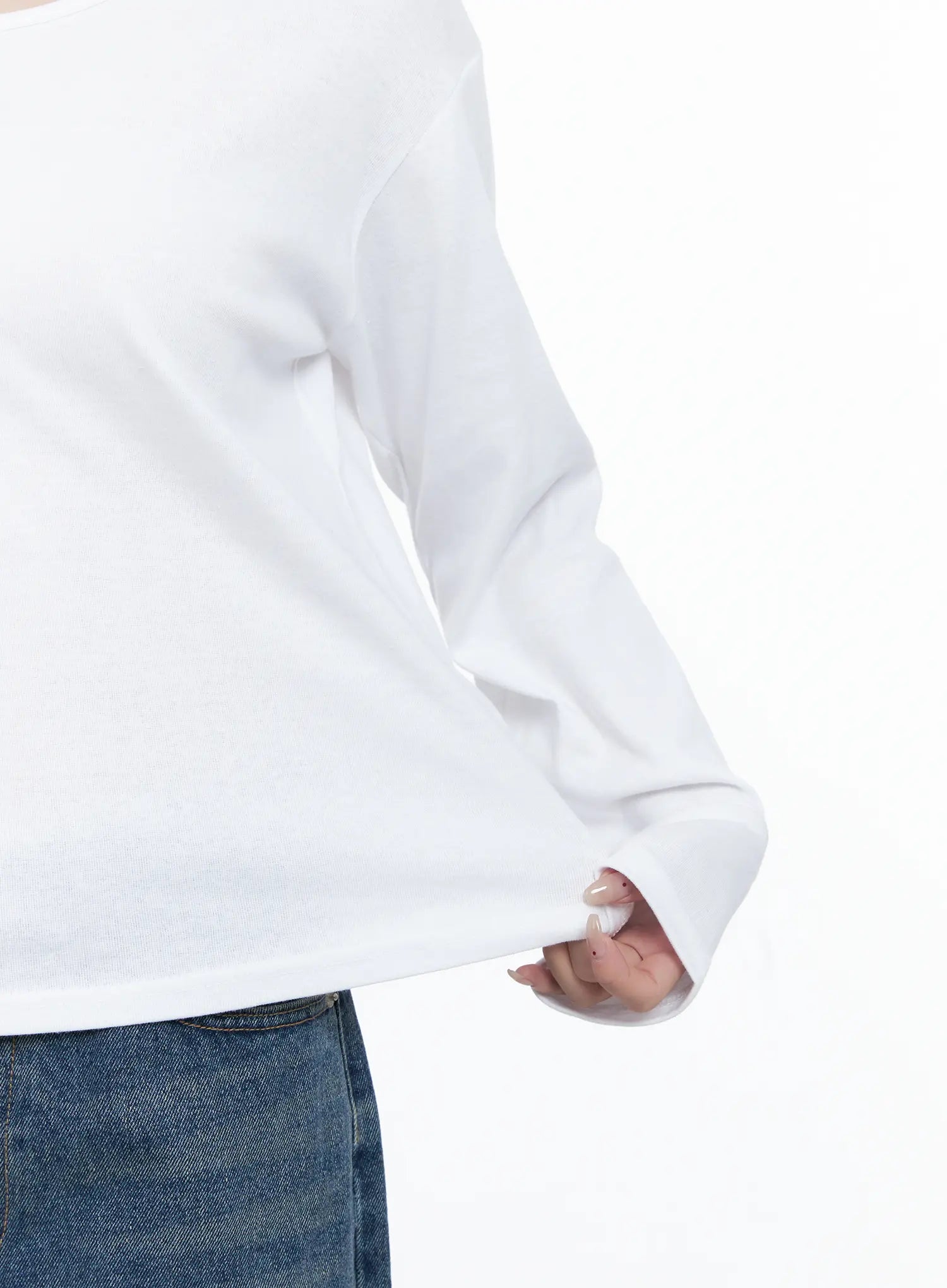 Basic Crew Neck Long Sleeve T-Shirt CG529