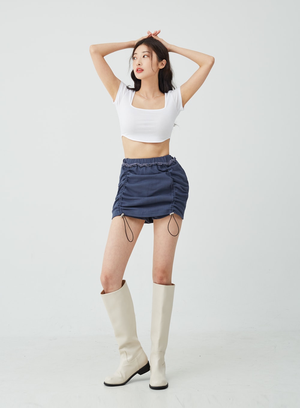 Side String Skirt Pants IU26