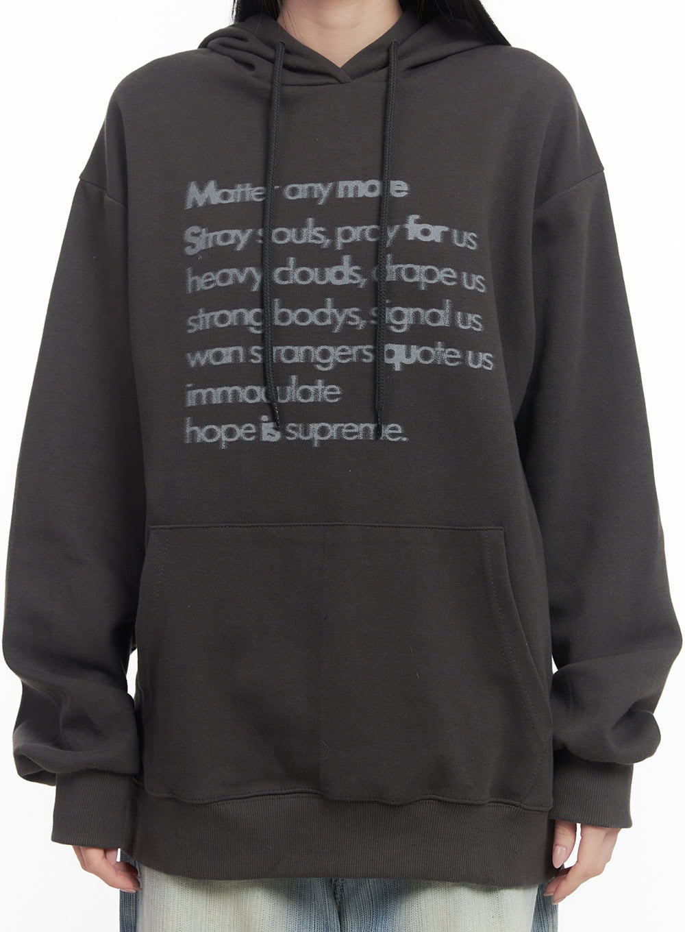 Graphic Oversized Hoodie CF514