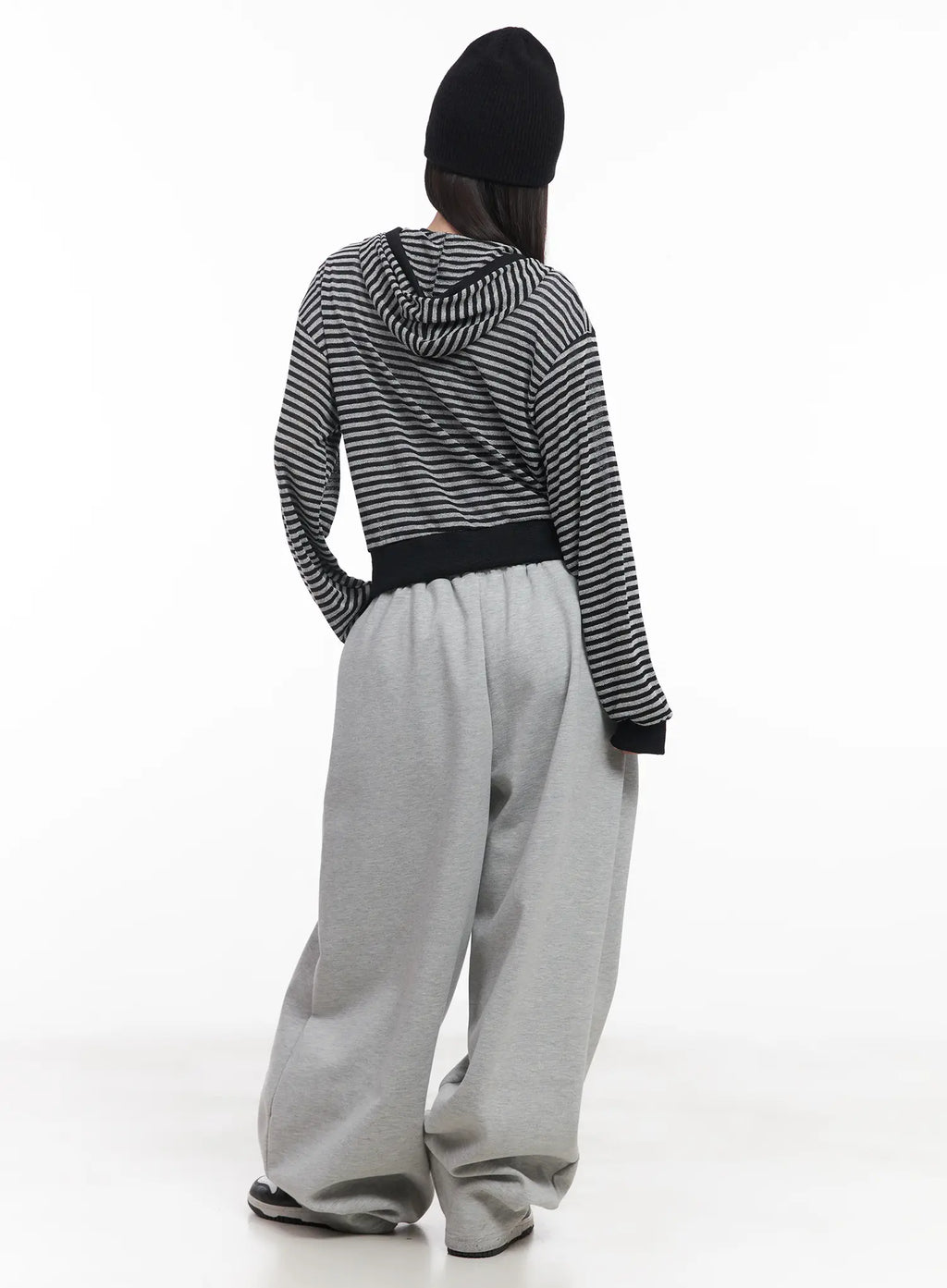 Striped Zip-Up Hoodie CU517