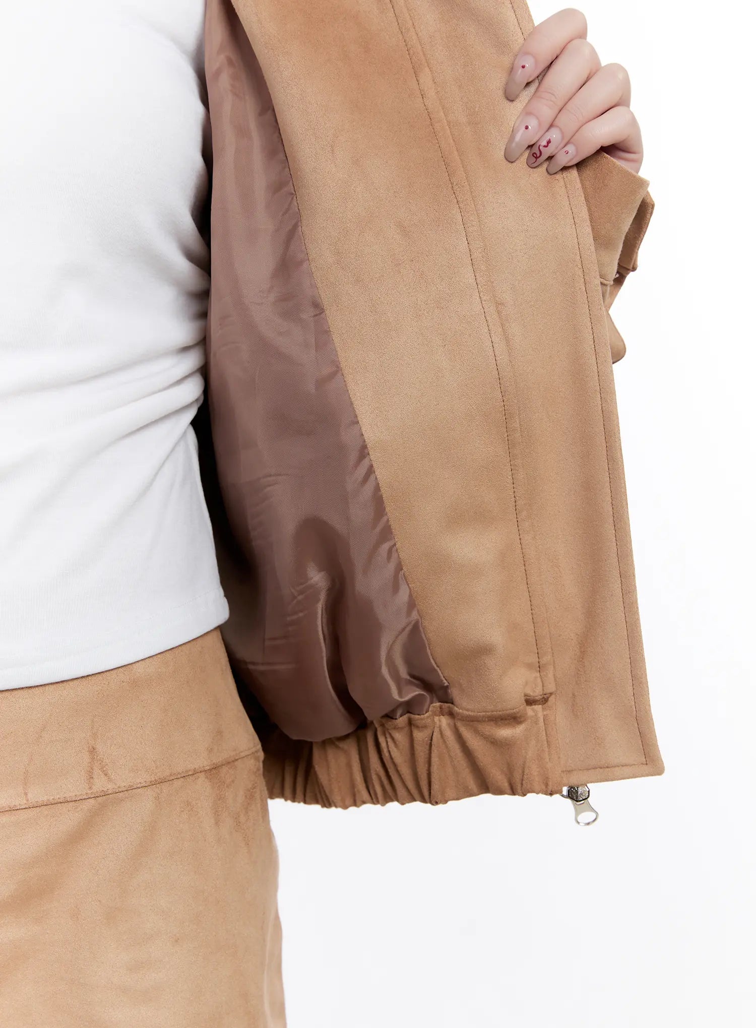 Loose Fit Suede Jacket CO501