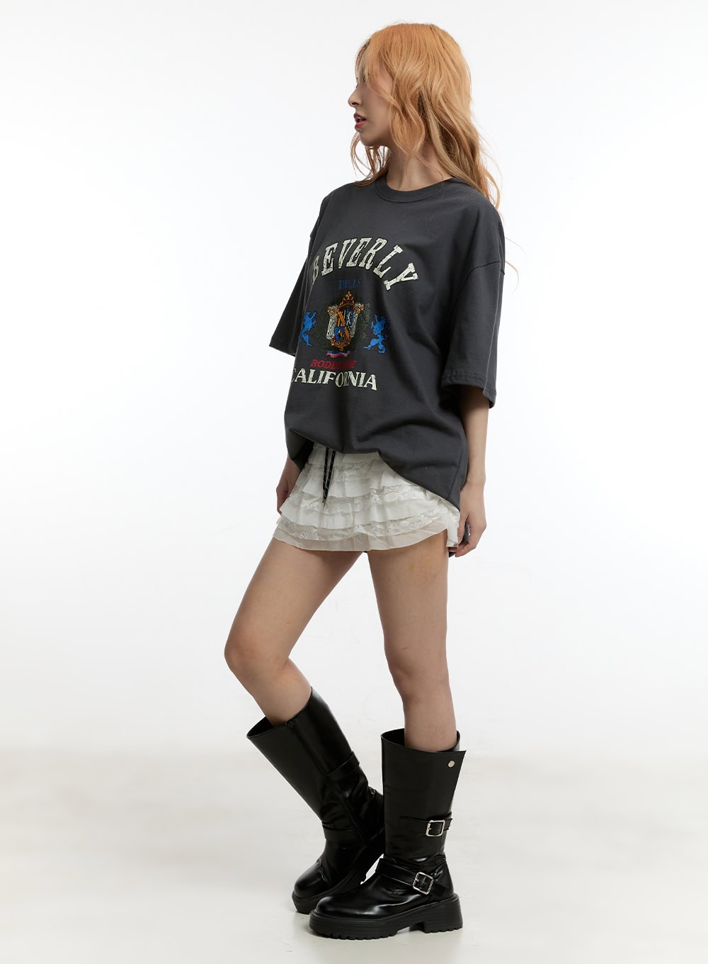 Beverly Graphic Oversize T-Shirt CY501