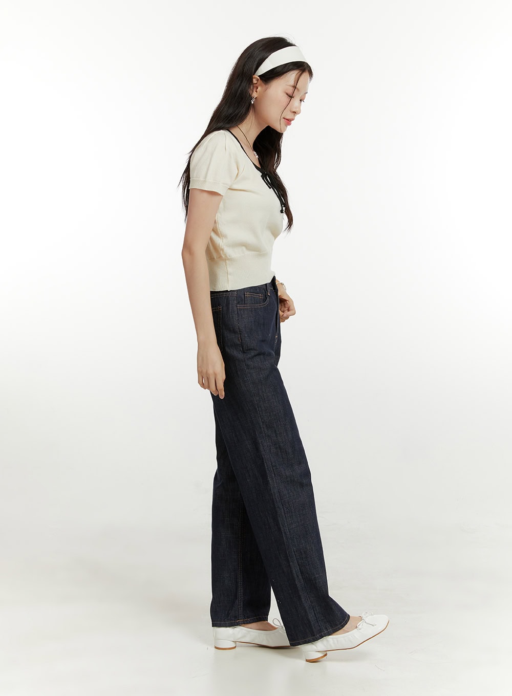 Denim Straight Fit Jeans OU418