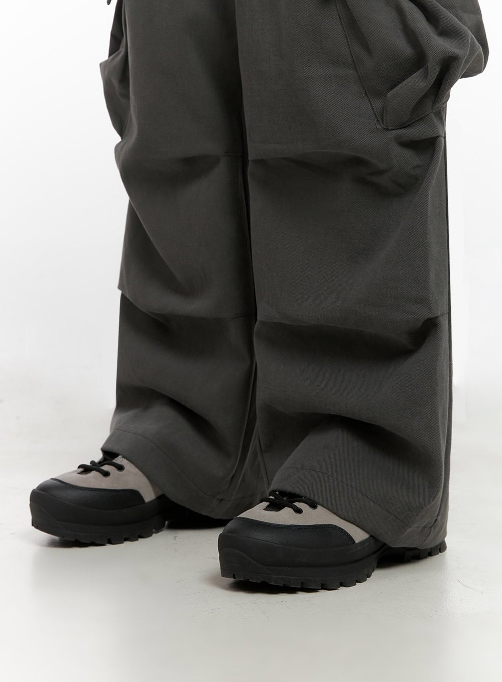 Men's Warm Wide-Fit Cargo Pants ID406