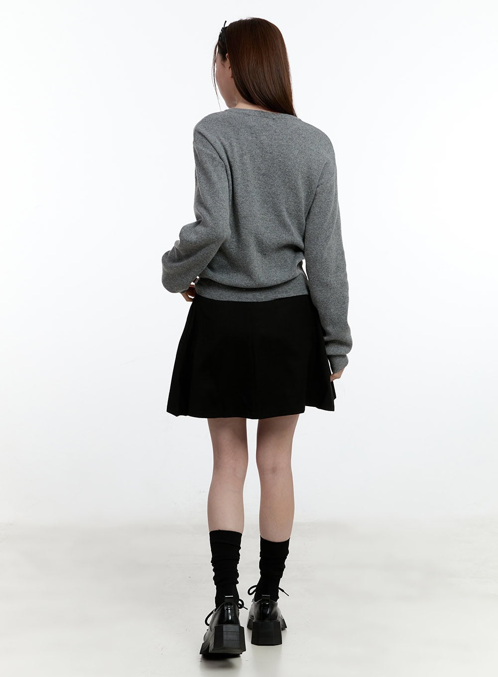 Cashmere-Blend Argyle Buttoned Cardigan CM521