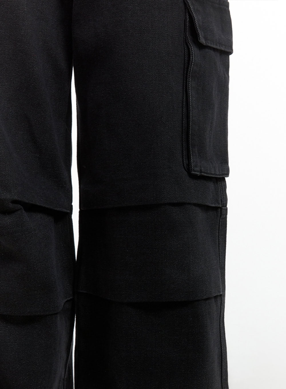 Basic Cargo Wide-Leg Pants IS402