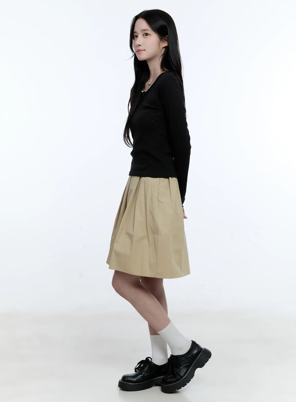 Pleated Midi Skirt CG513