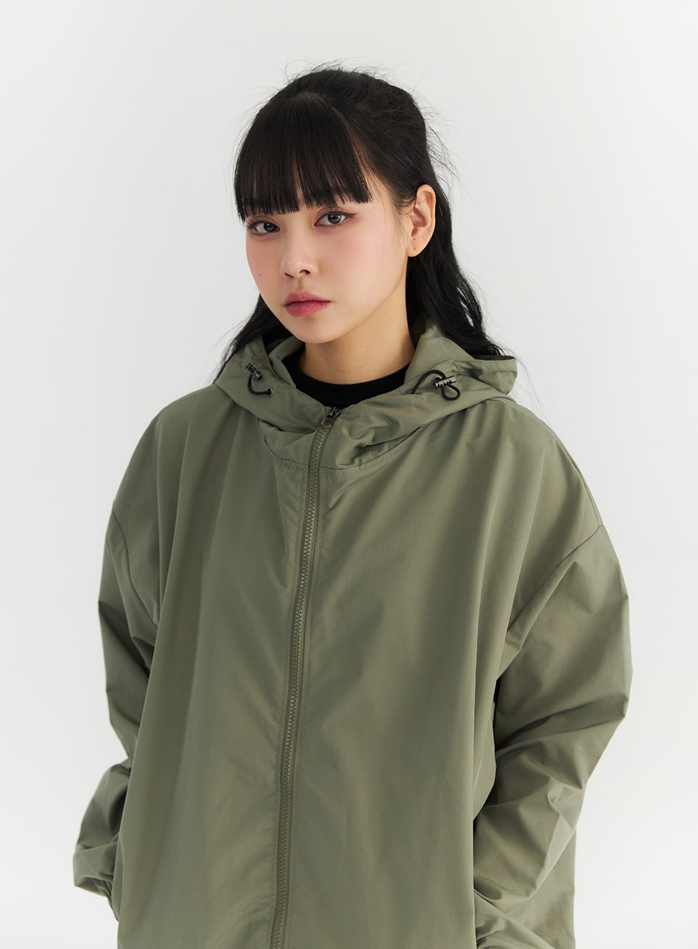 Loose Fit Zip-Up Jacket CO327