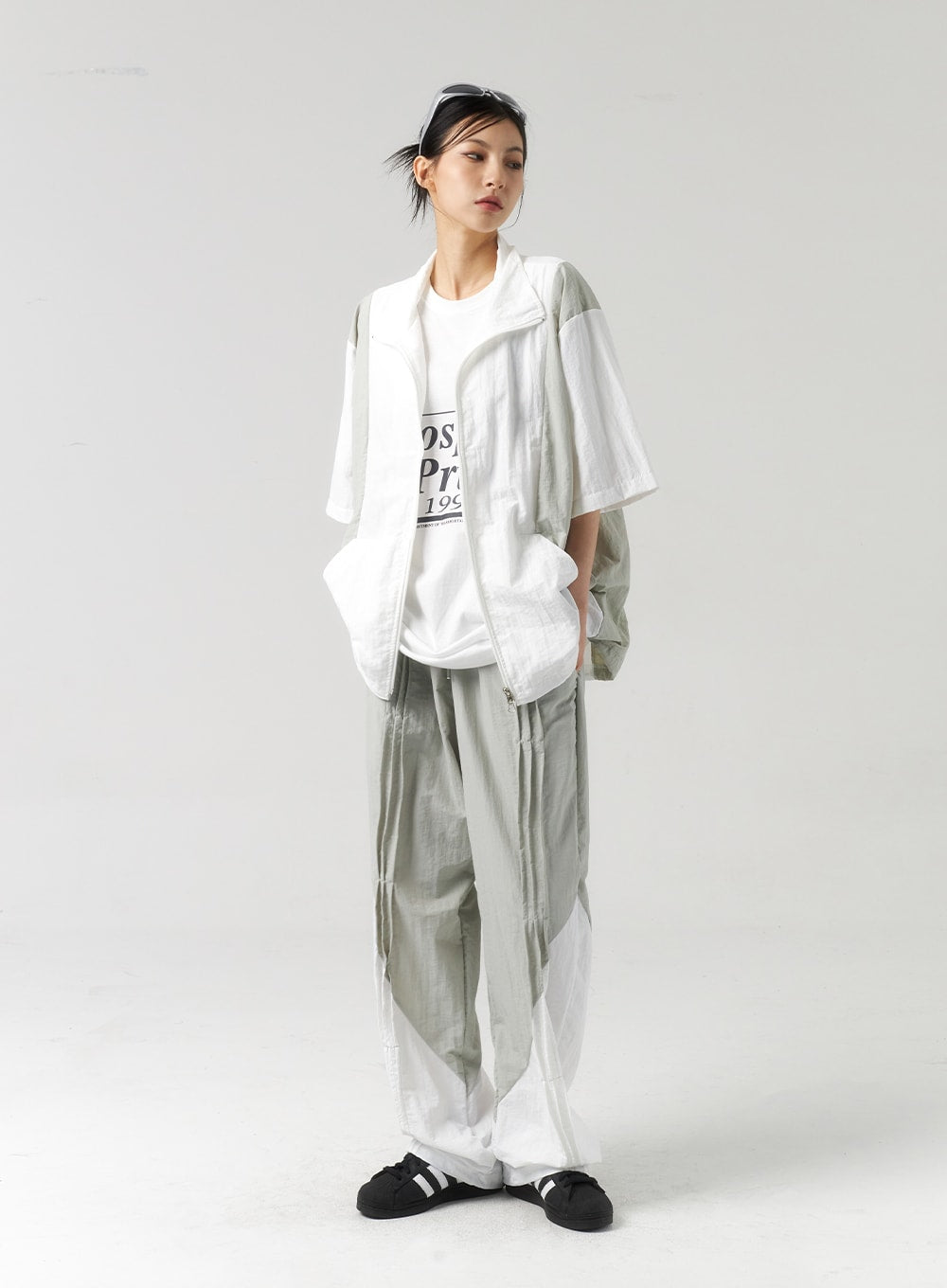 Two Color Track Pants Unisex CU320
