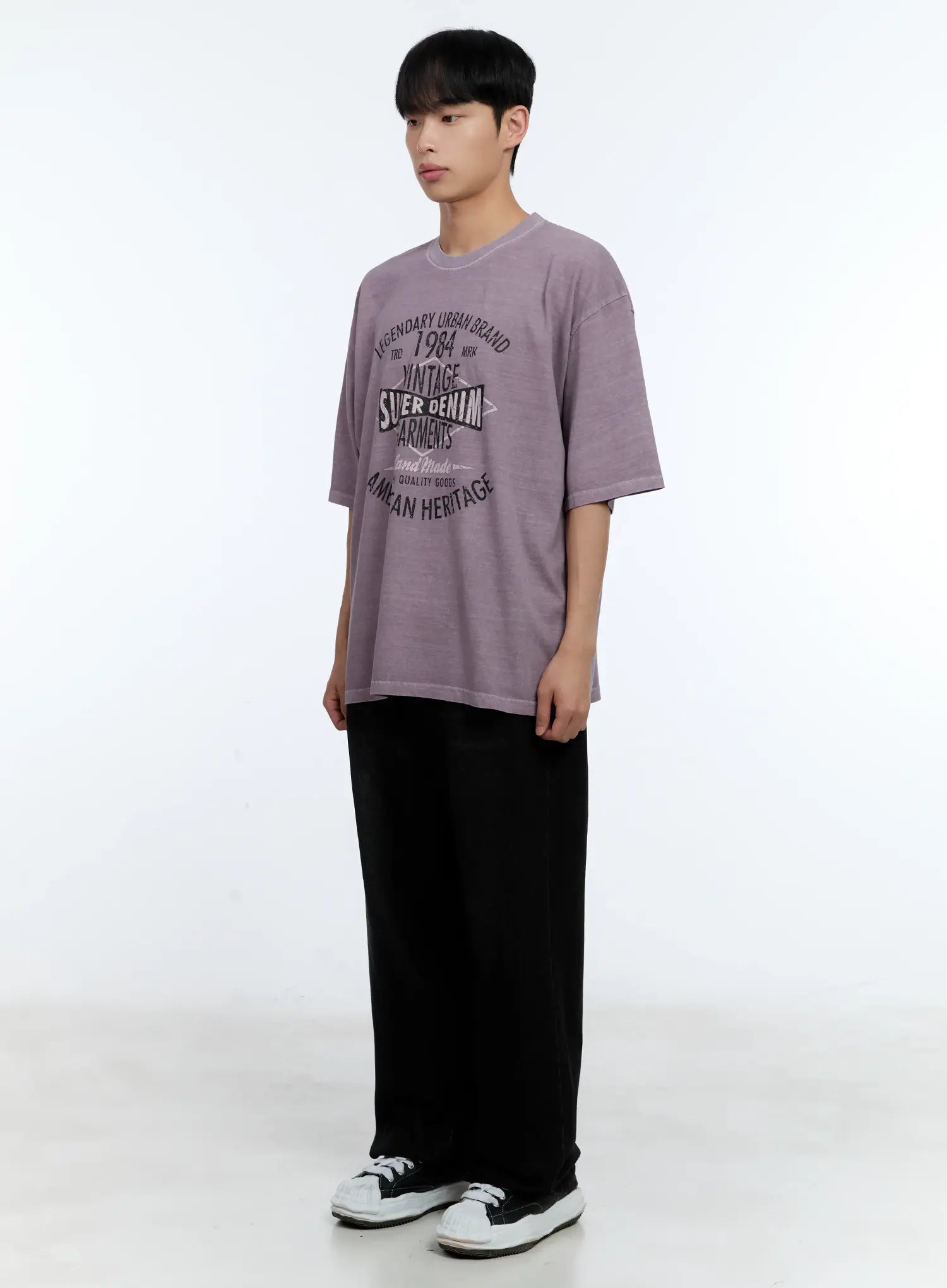 Men's Recycled Wide-Leg Denim Jeans IL515