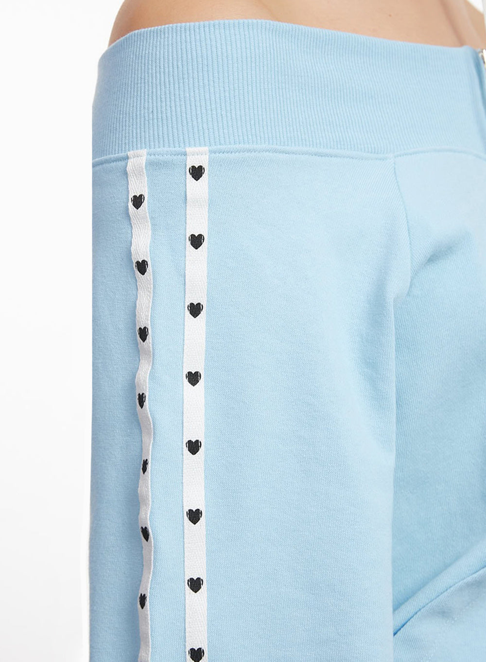 Heart Off-Shoulder Zip-Up Jacket IA524