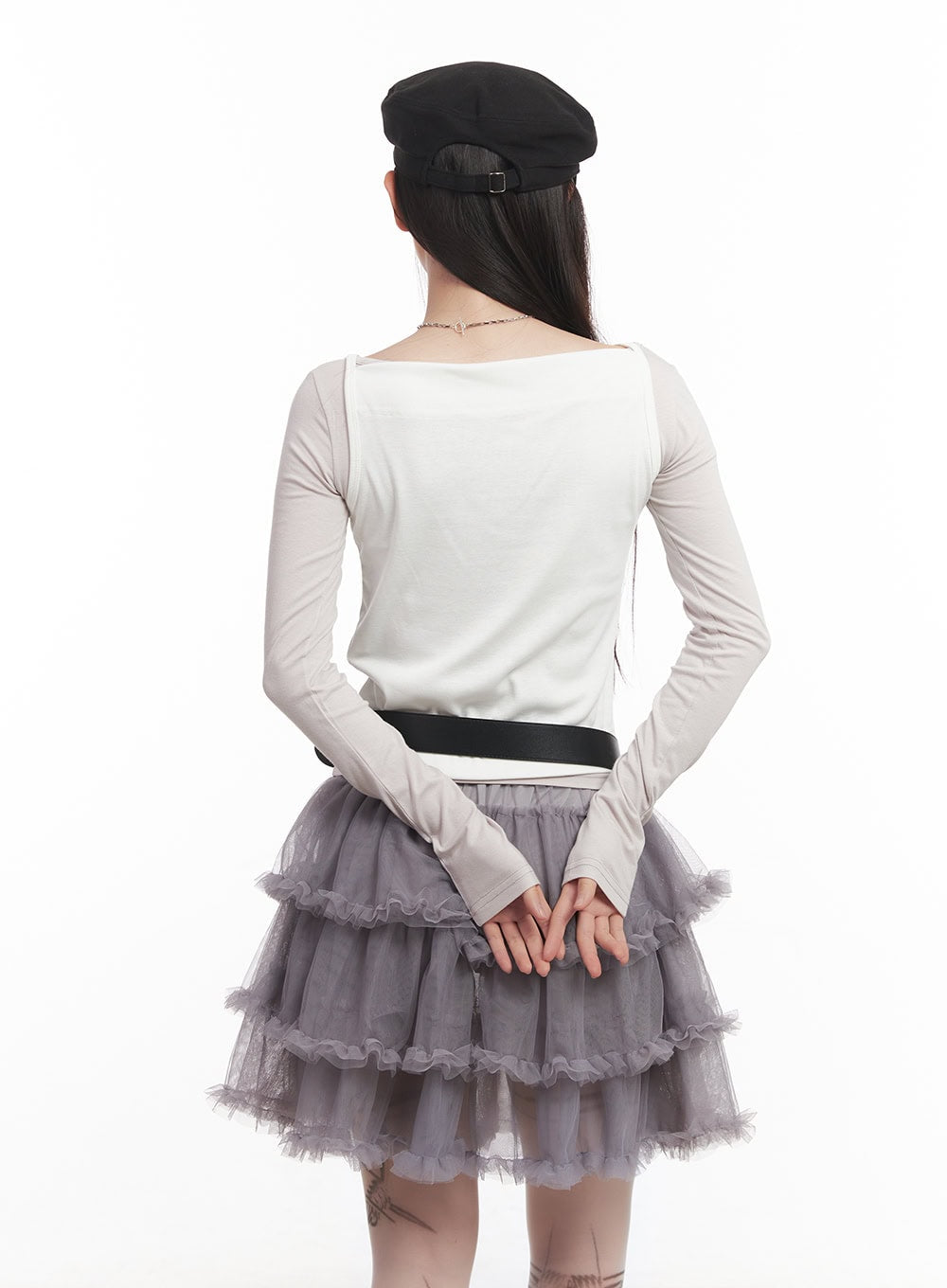 Sleeveless Boat Neck Crop Top CM528