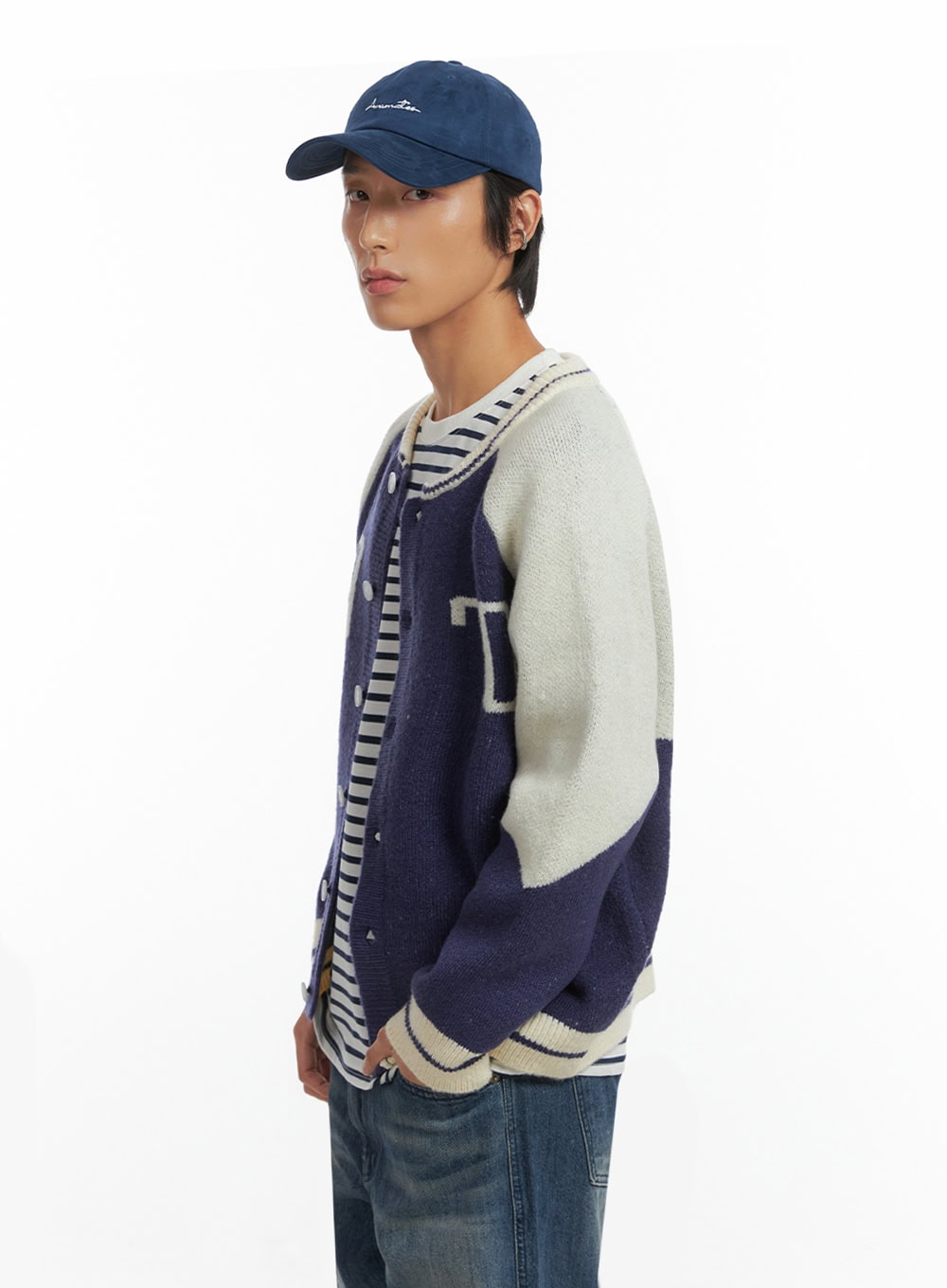 Men's Varsity Cardigan IO417