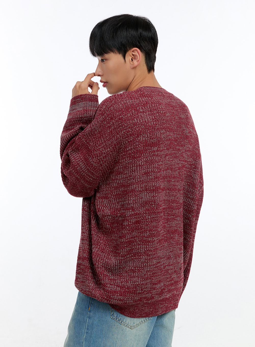 Men's Cozy Round Neck Sweater IG416