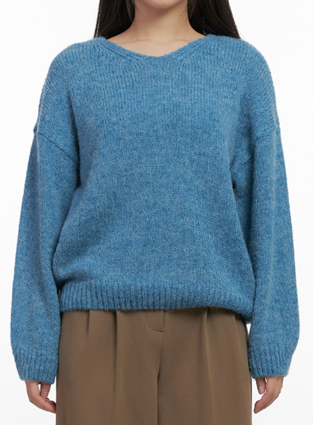 Long Sleeve V-Neck Sweater IN415