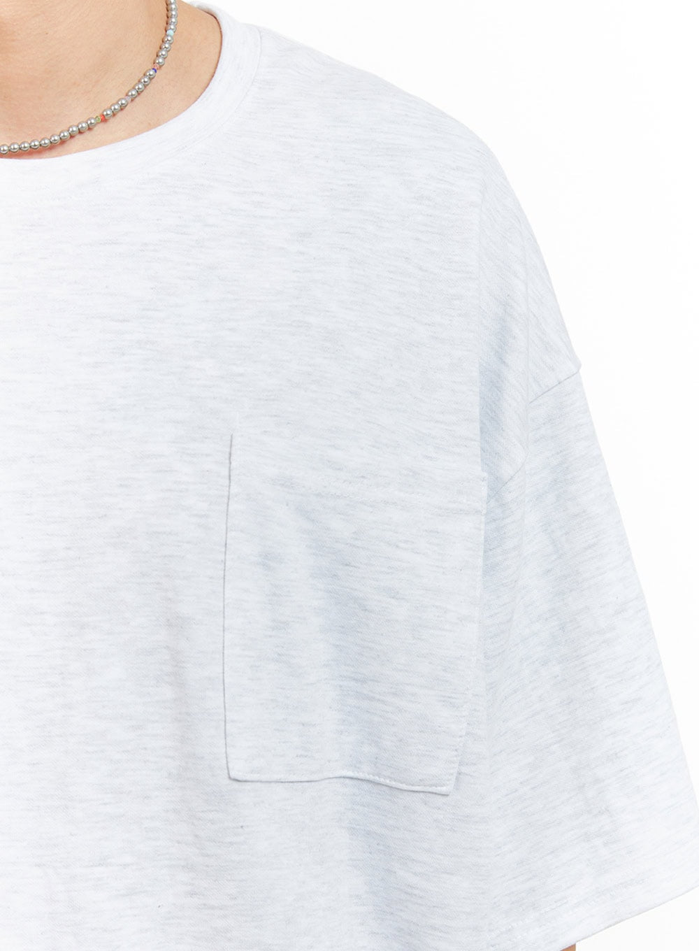 Men's Oversized Cozy Pocket T-Shirt IG402