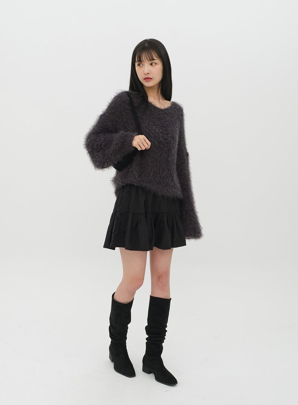 Tiered Mini Skirt J19