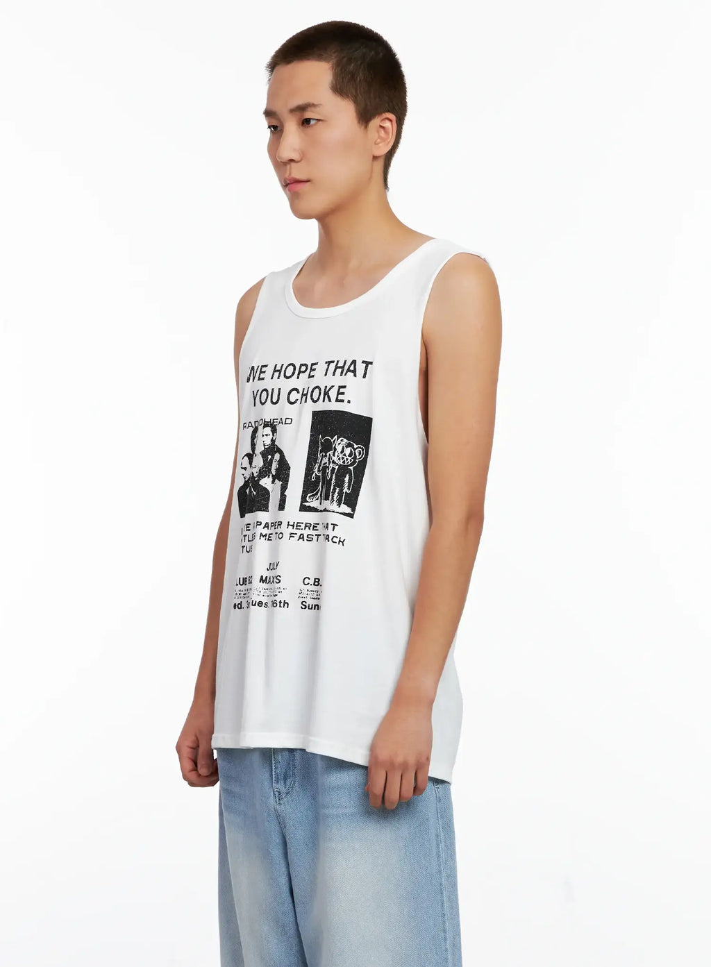 Men's Graphic Sleeveless Tee IG508