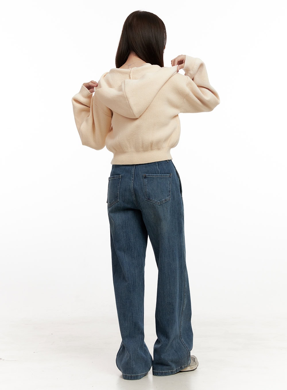 Cozy Hooded Knit Sweater ON422