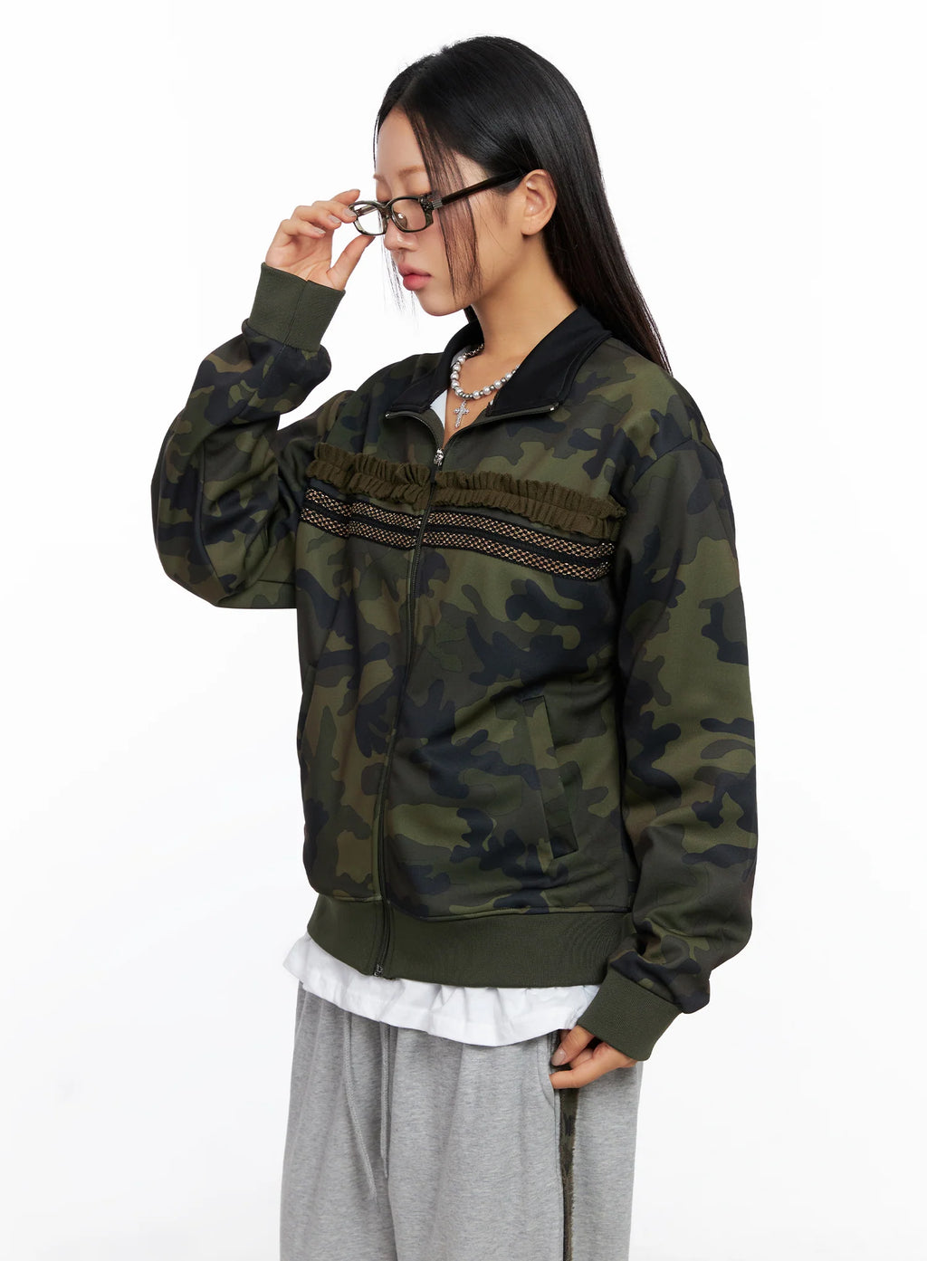 Urban Camo Zip-Up Jacket CO514