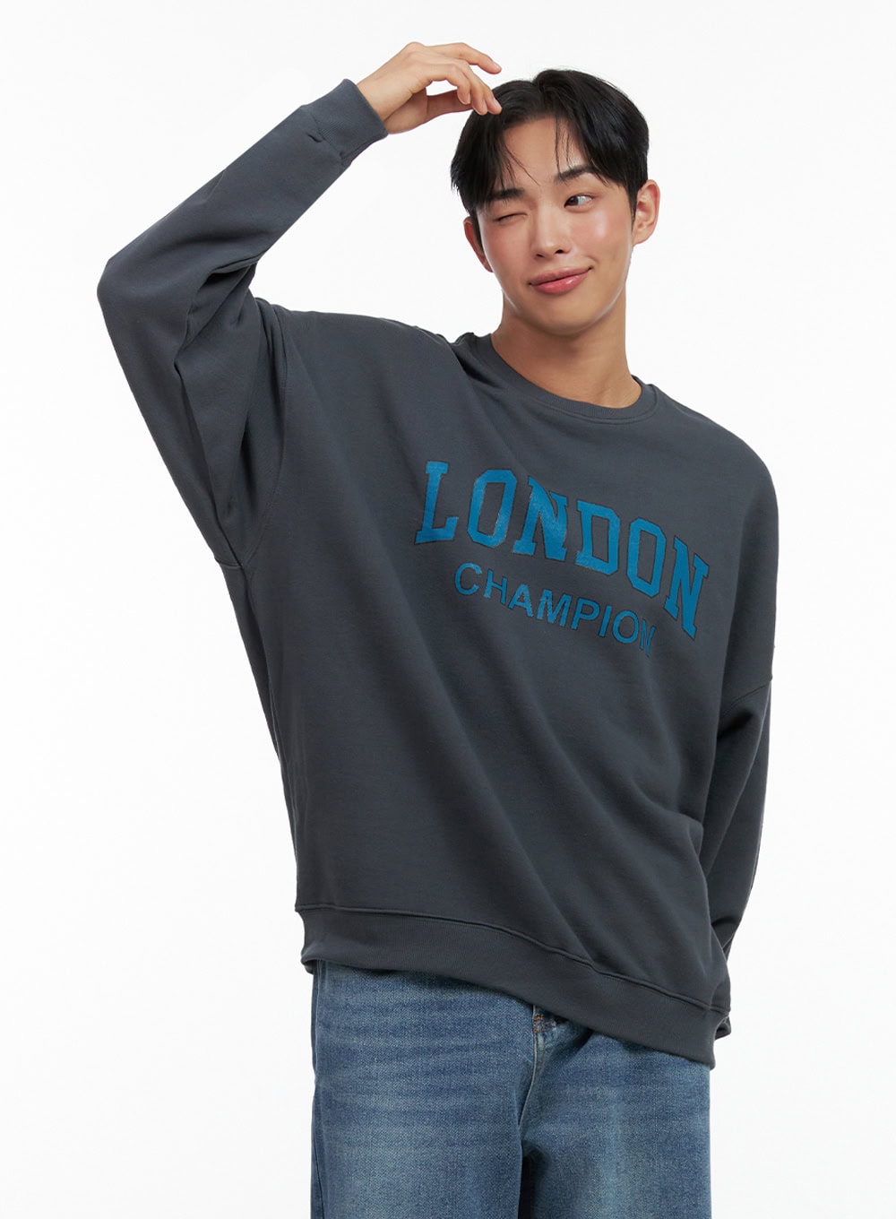 Men's Graphic Crewneck IN426