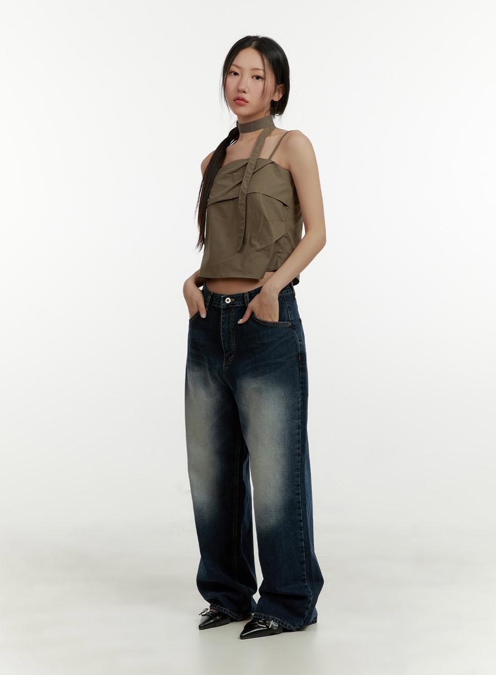 Low Rise Baggy Jeans CY409