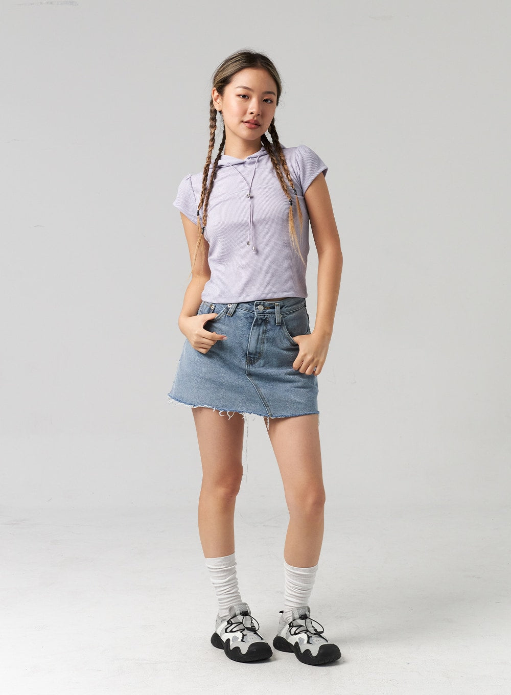 Denim Mini Skirt CL305