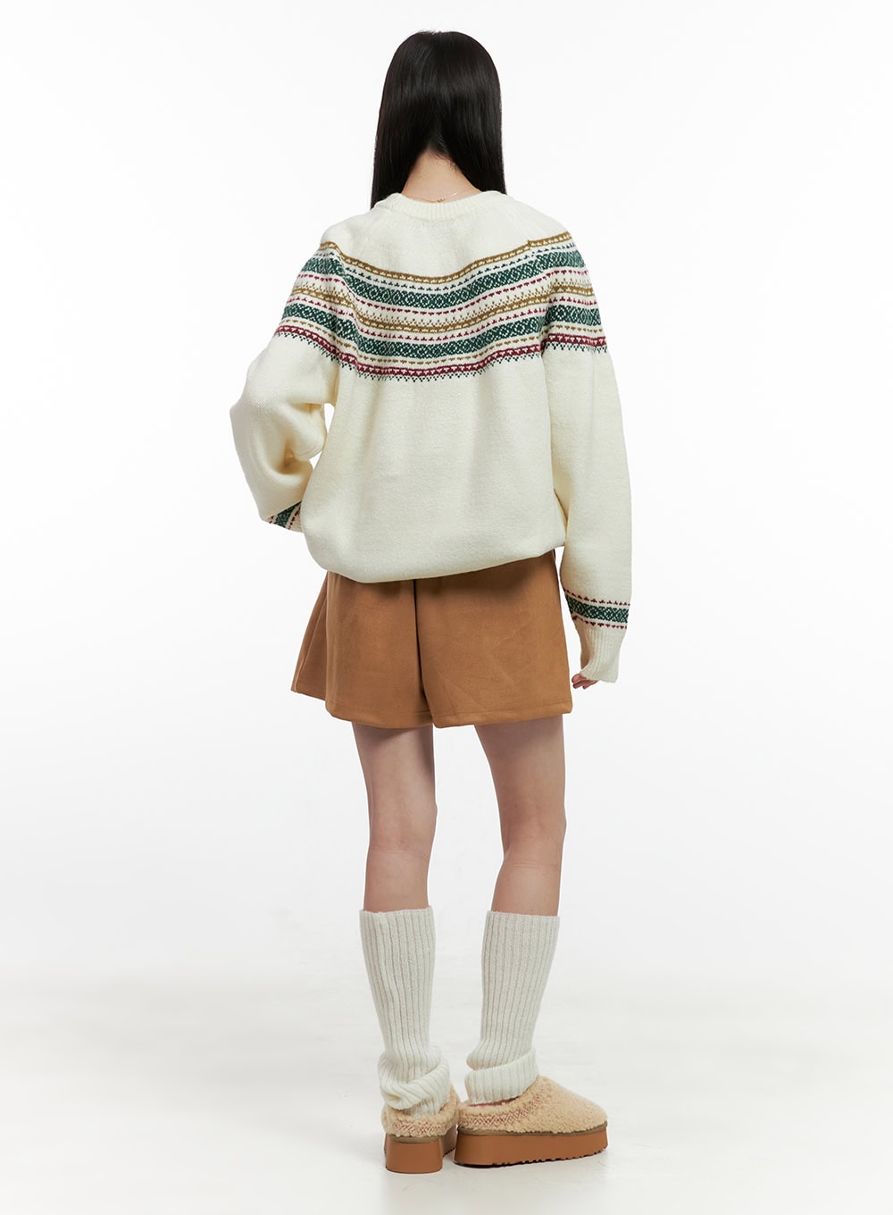 Oversized Nordic Knit Sweater ON408