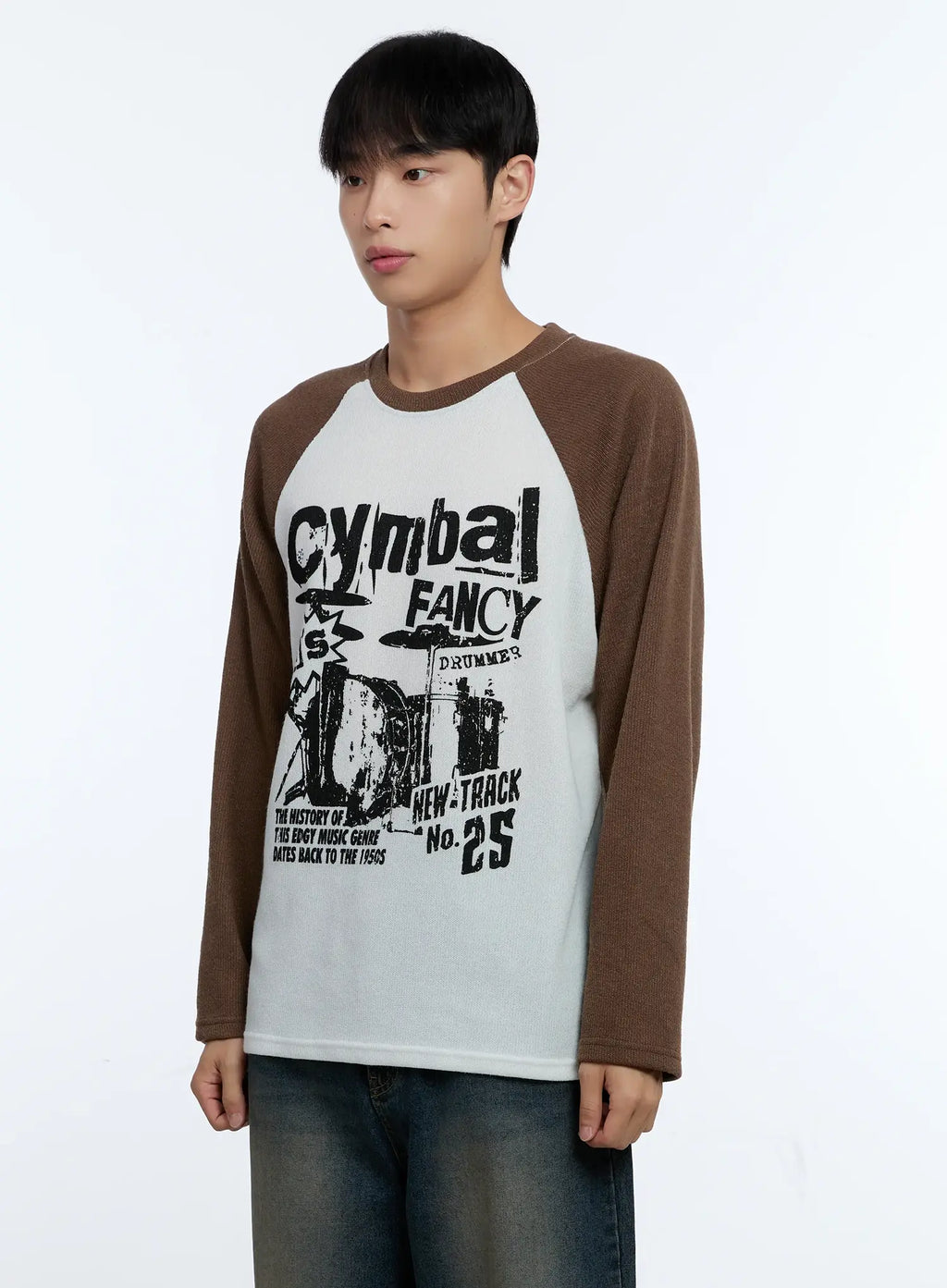 Men's Retro Long Sleeve Shirt IG519