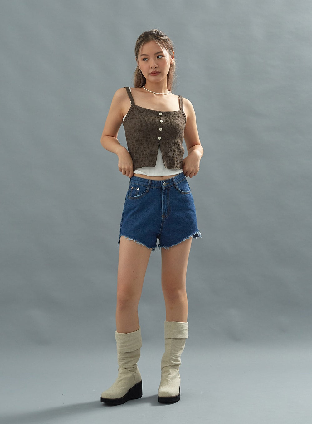 Denim Short Pants CU22