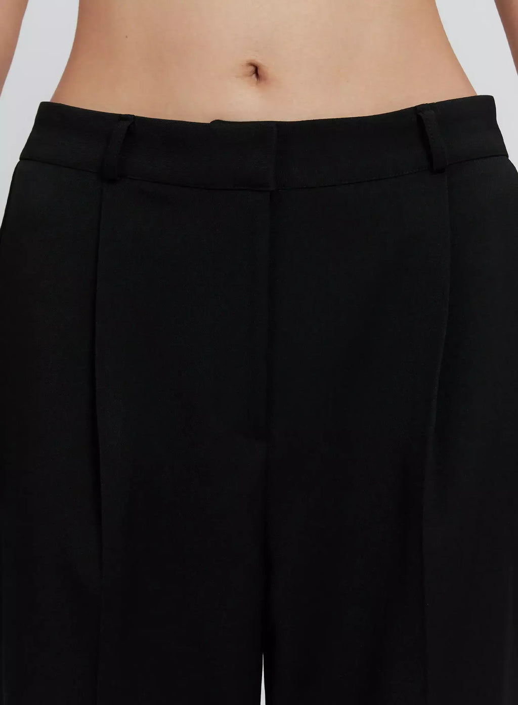 Pintuck Wide-Leg Slacks IS516