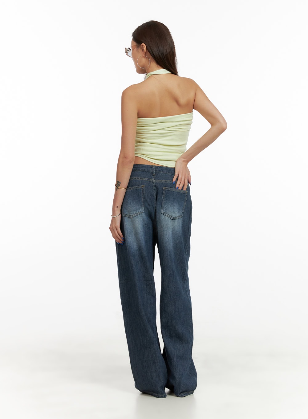 Low Rise Wide Fit Baggy Jeans CY431