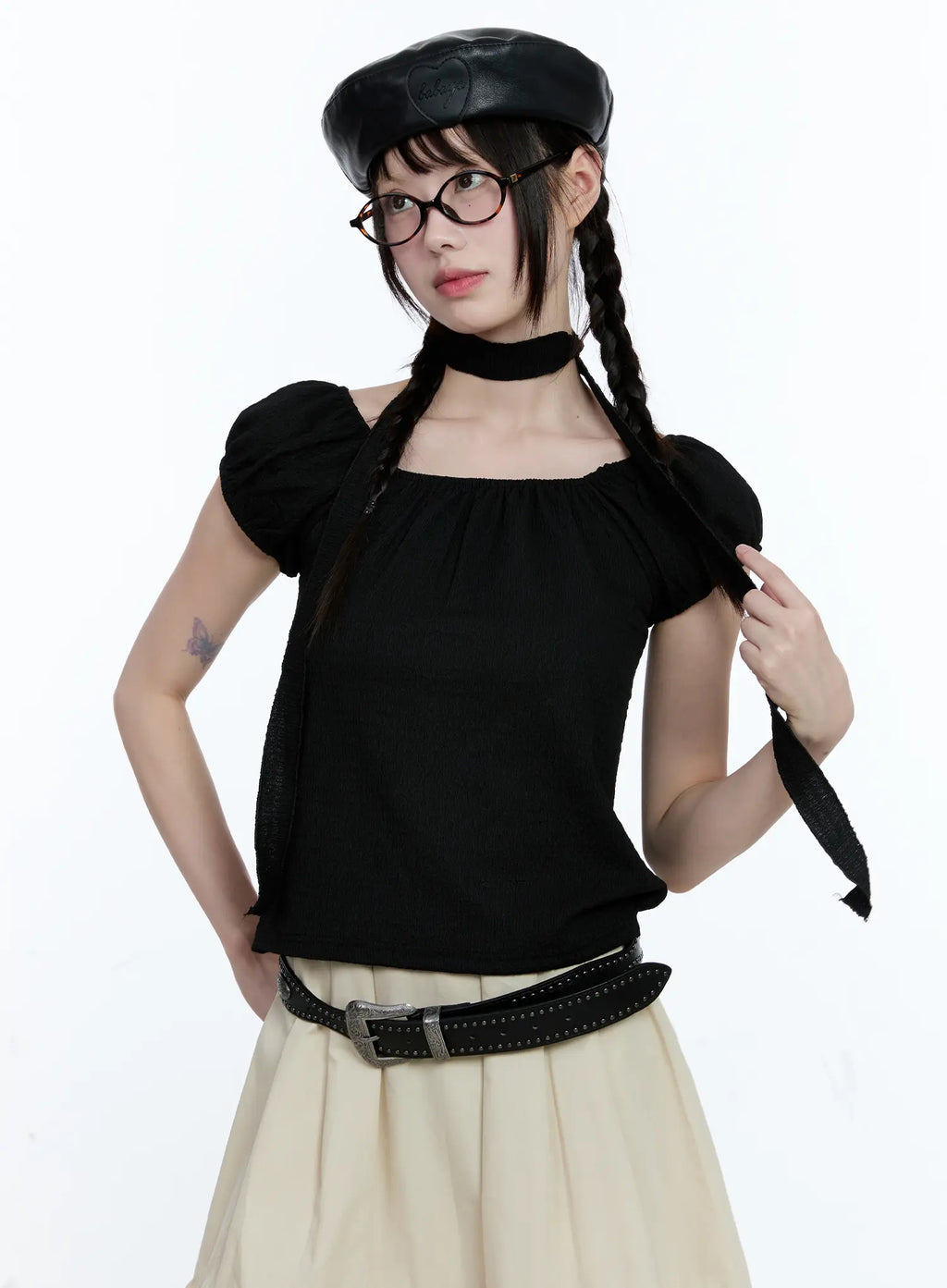 Studded Western Buckle Belt CG507