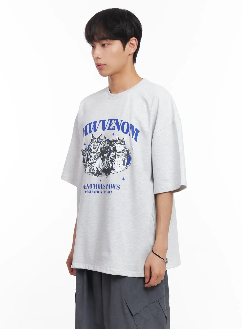 Men's Kitty Graphic T-Shirt IU519