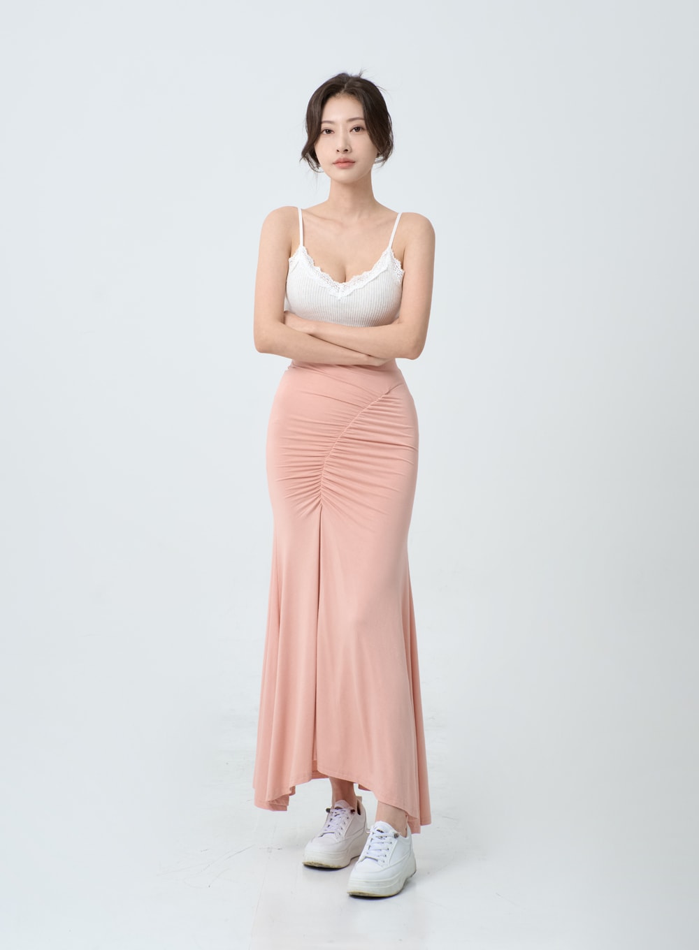 Crop Lingerie Style Tank Top IO26