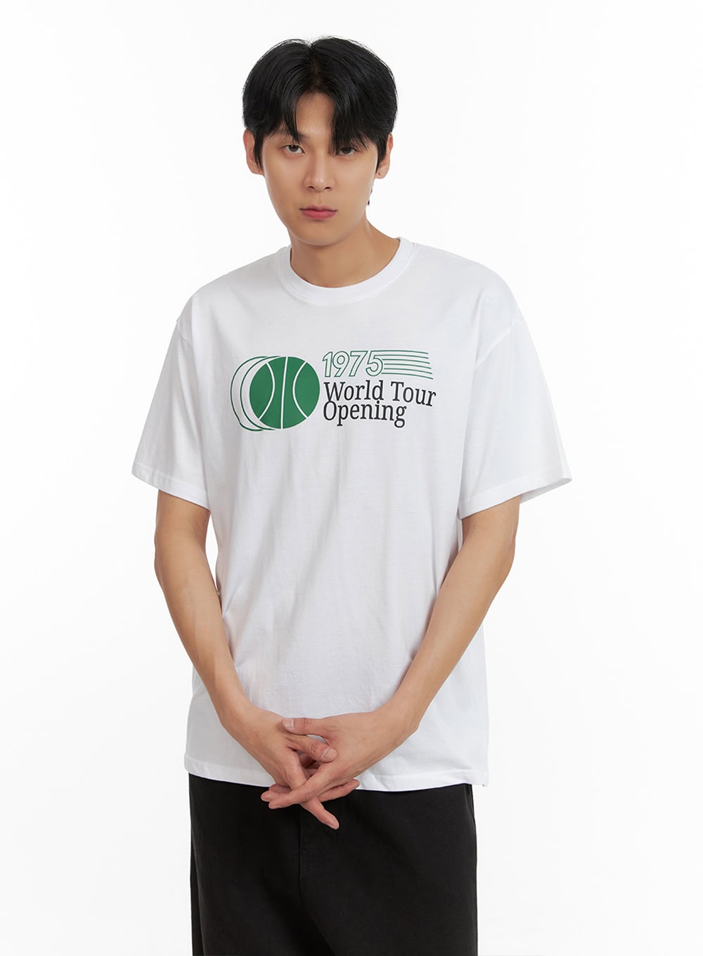 Men's Casual Lettering T-Shirt IL403