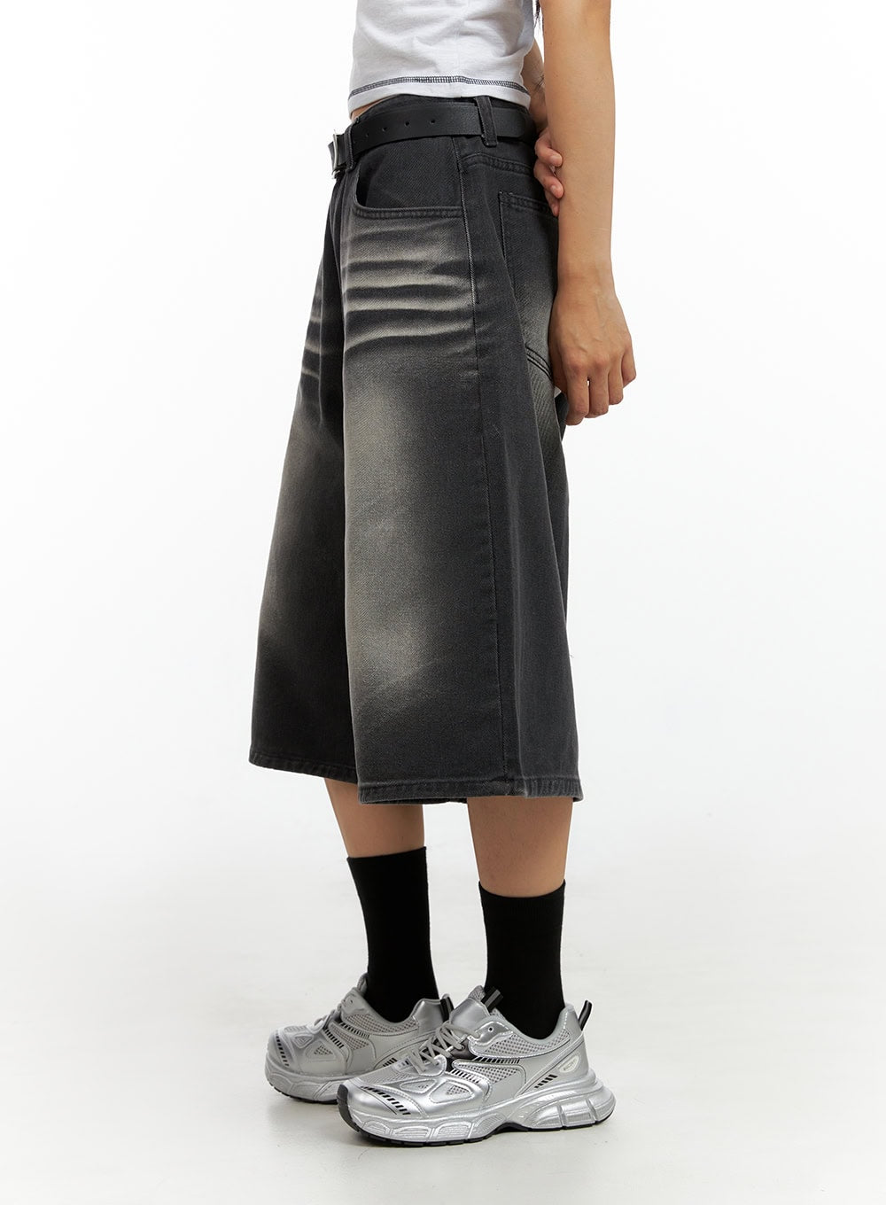 Washed Baggy Jorts IL419