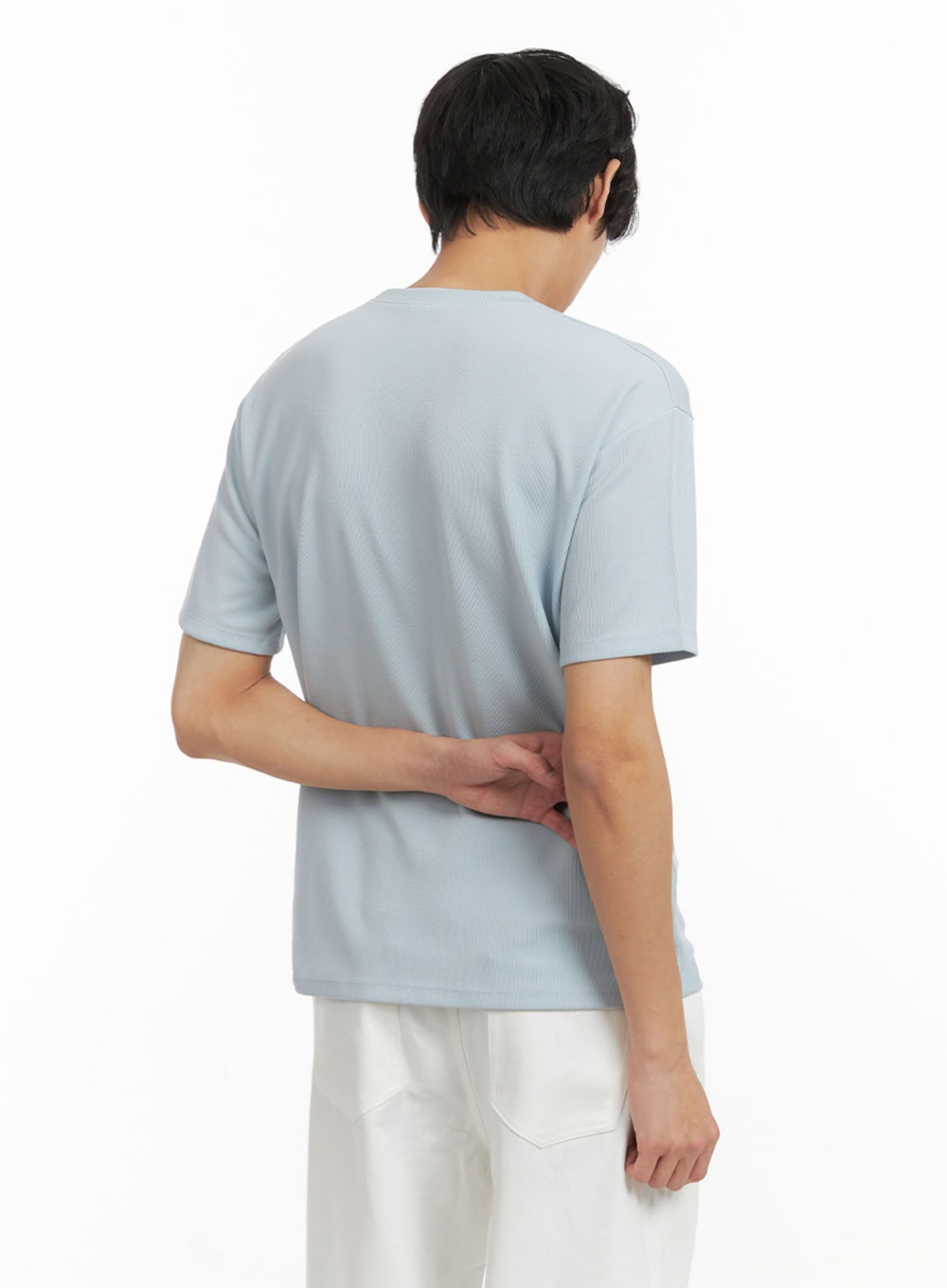 Men's Basic T-Shirt (Light Blue) IY410