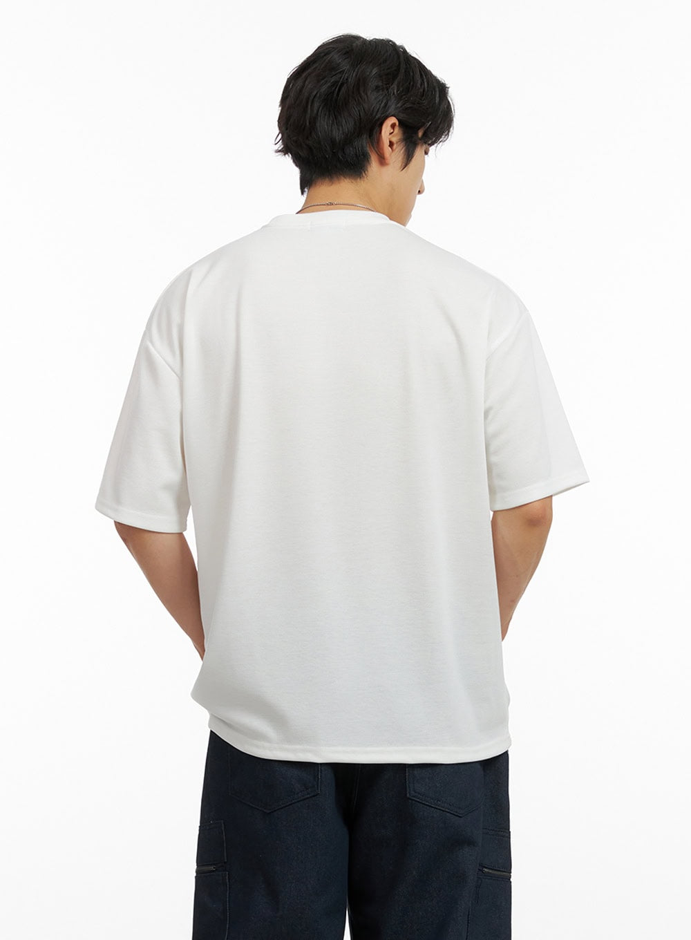 Men's Basic Round Neck T-Shirt IG409