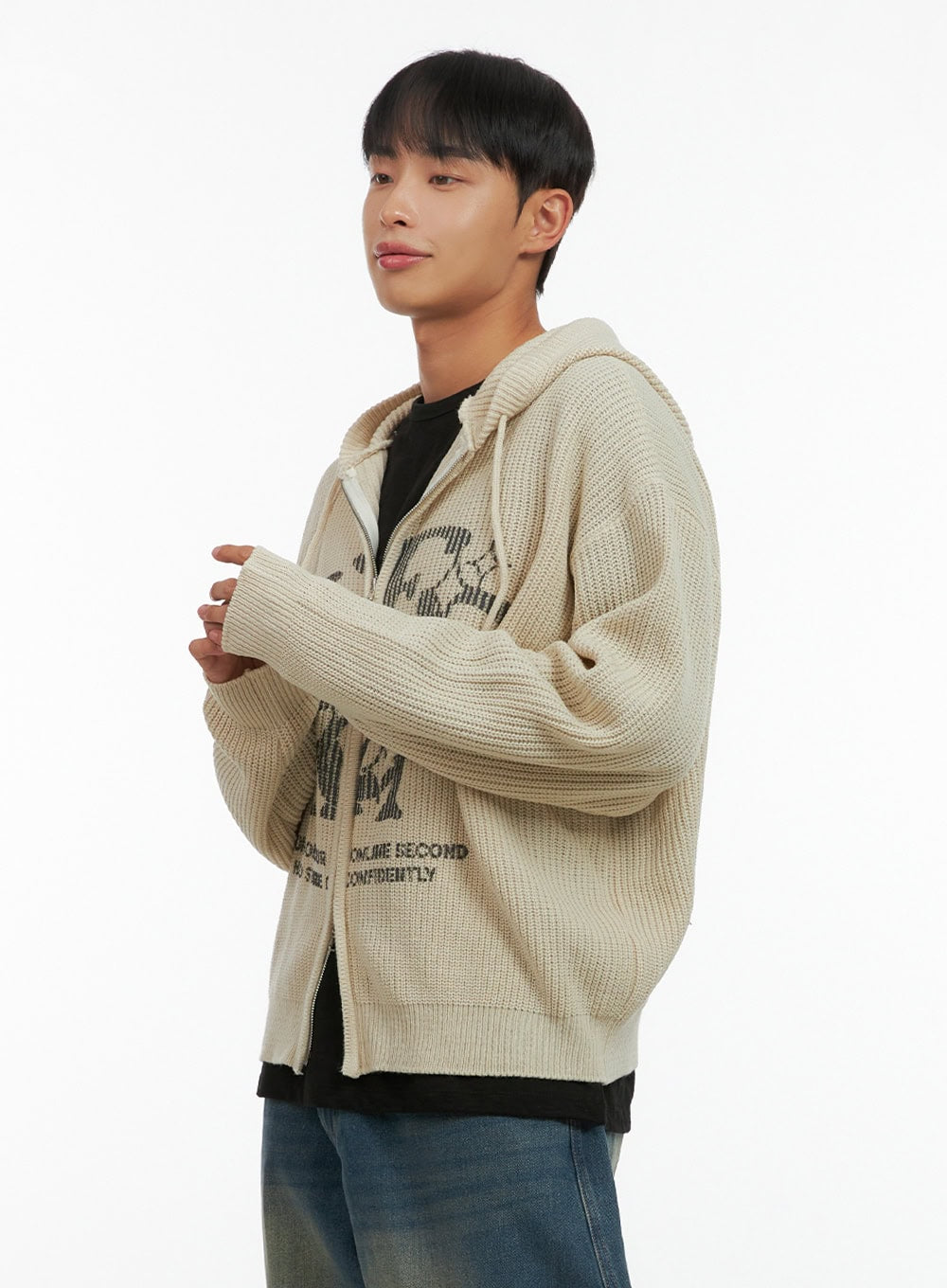 Men's Street Style Hoodie Knit  IS419