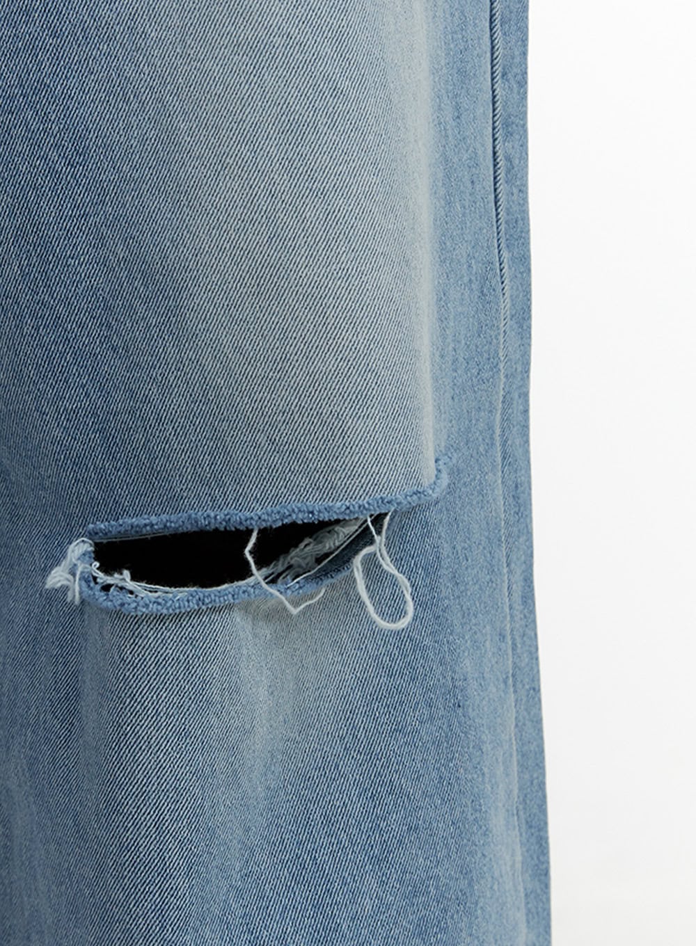 Men's Cut Out Baggy Jeans IU419