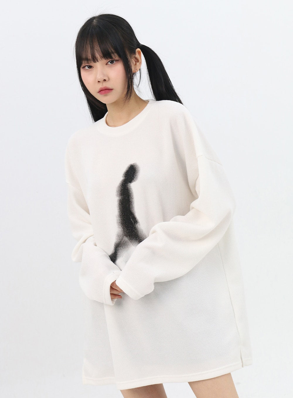 Graphic Print Oversize T-Shirt IN310