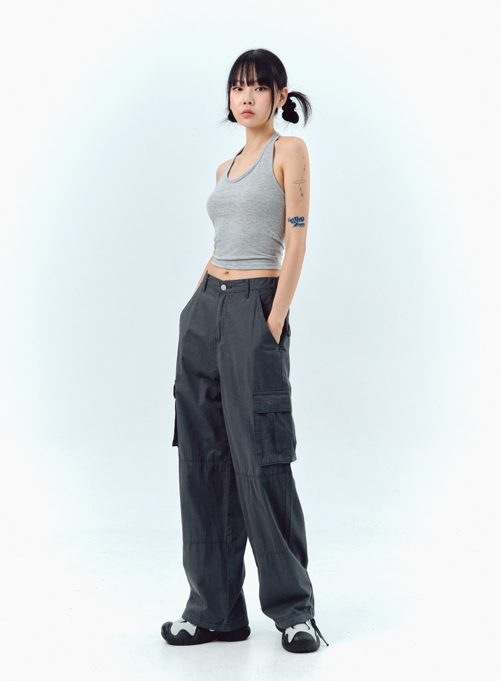 Halter Neck Cropped Top IG304