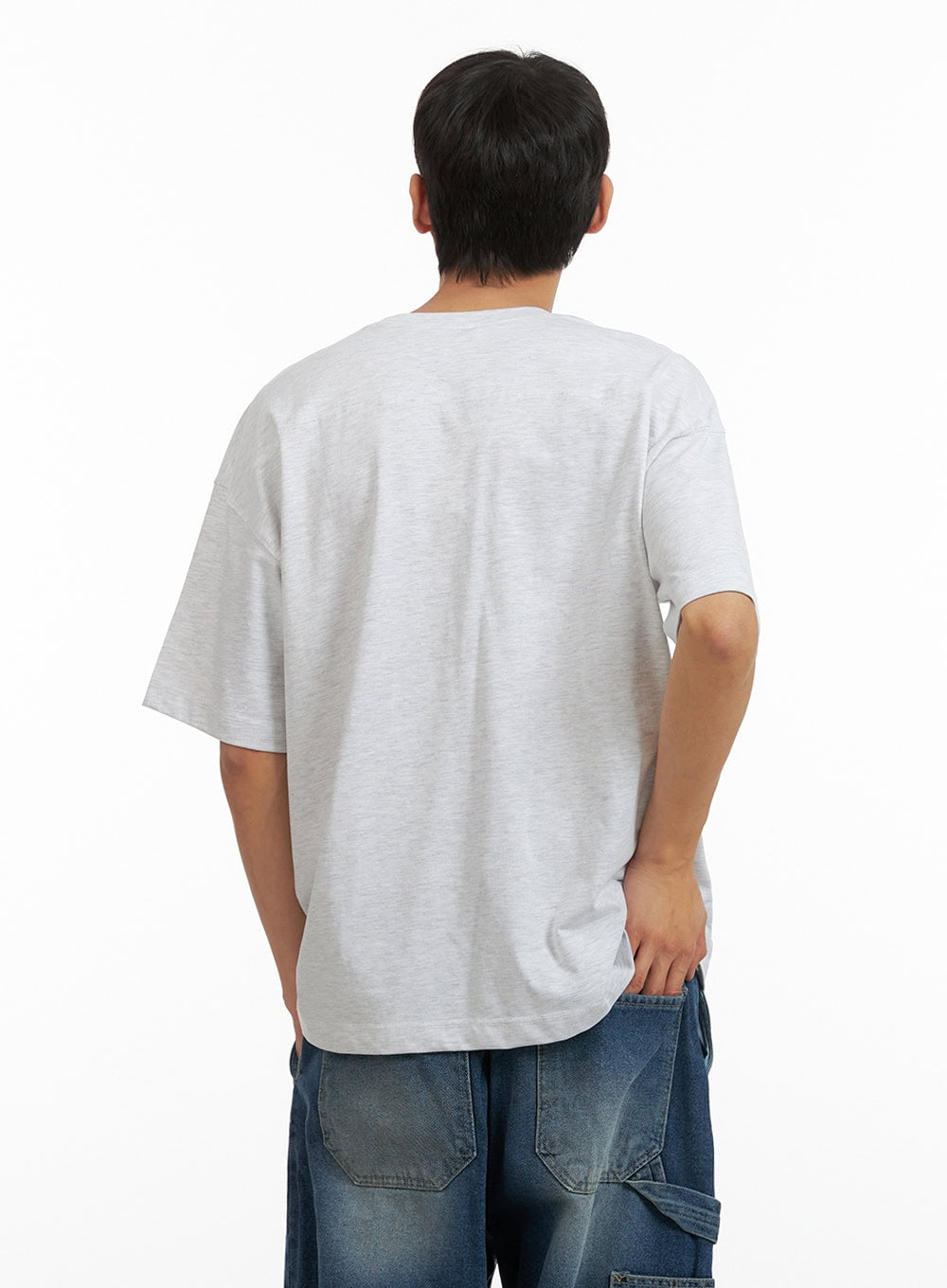 Men's Basic Solid T-Shirt IU418