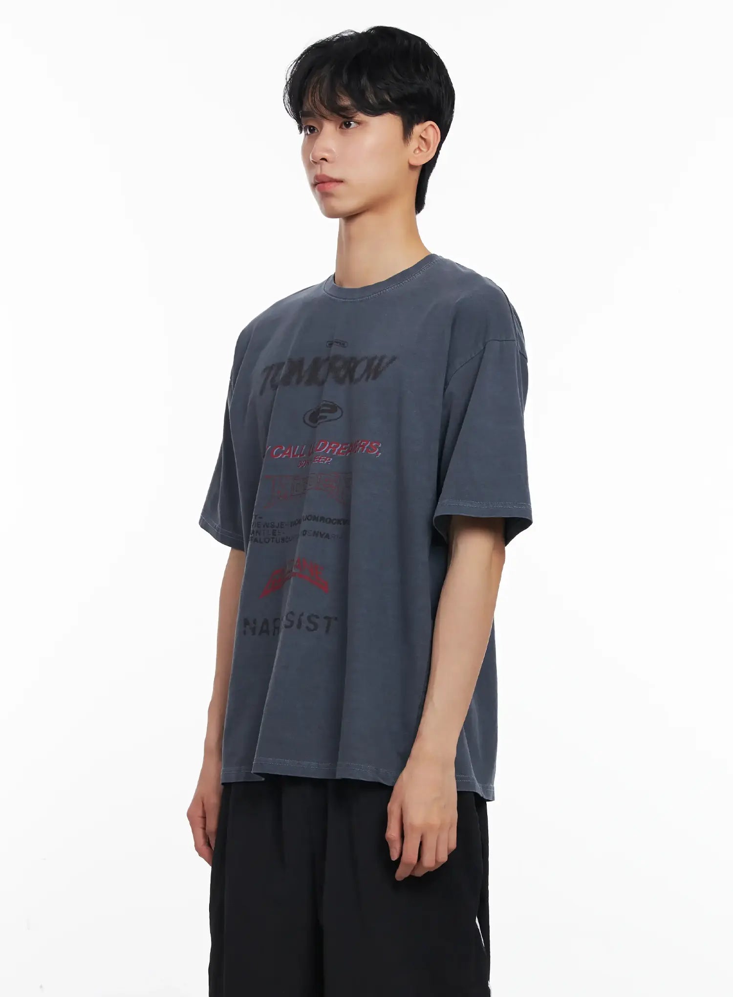 Men's Washed Graphic Tee IL501