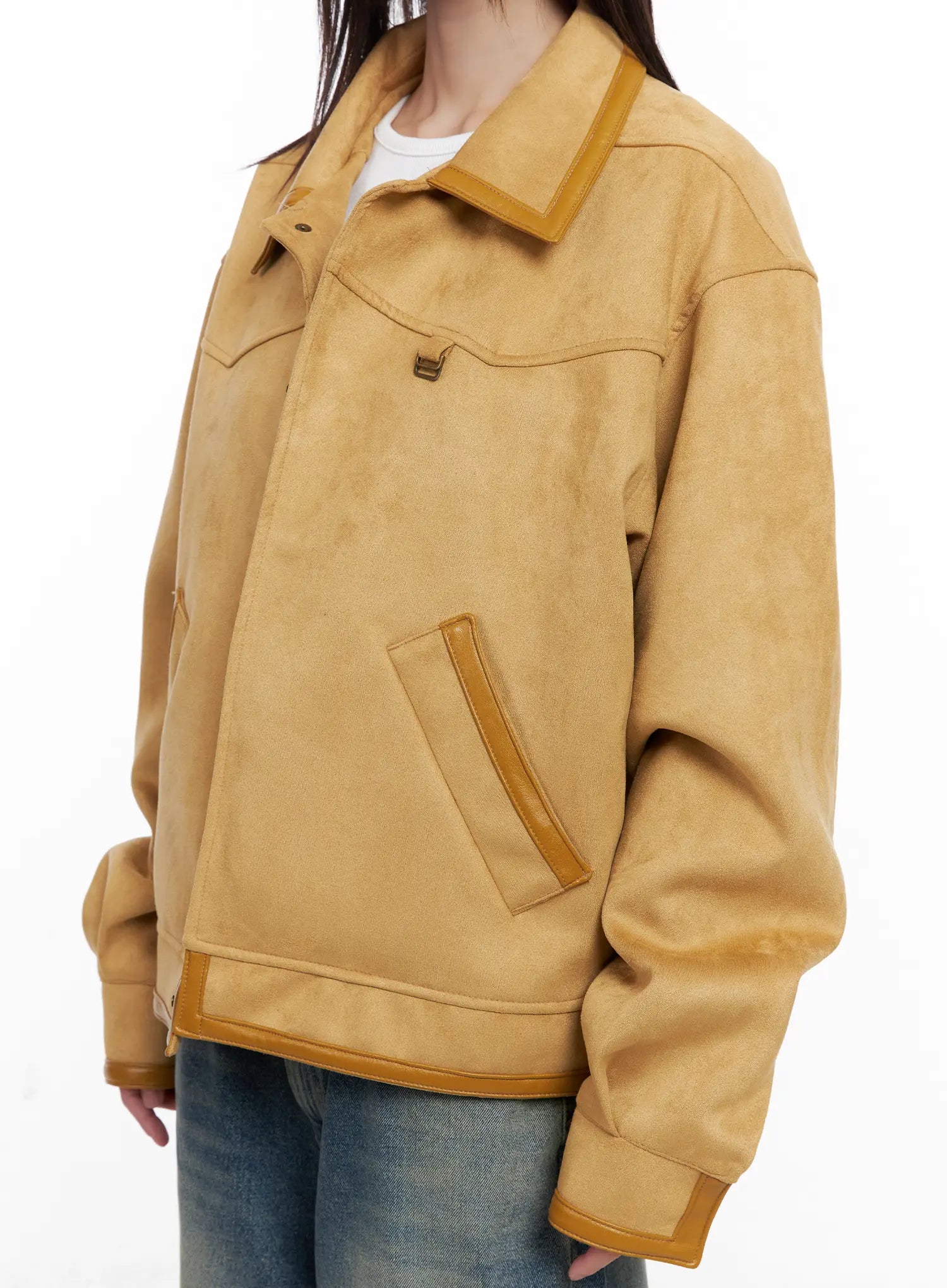 Western Suede Collared Jacket CG518