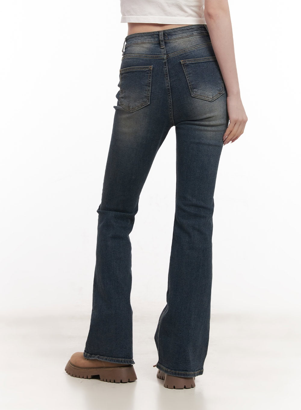 Camilla Washed Bootcut Jeans CM517