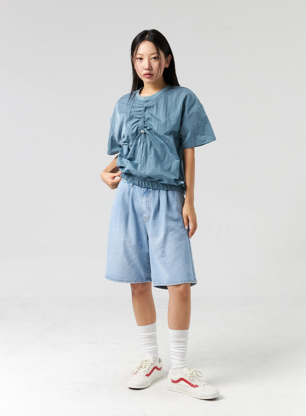 Denim Bermuda Shorts CL326