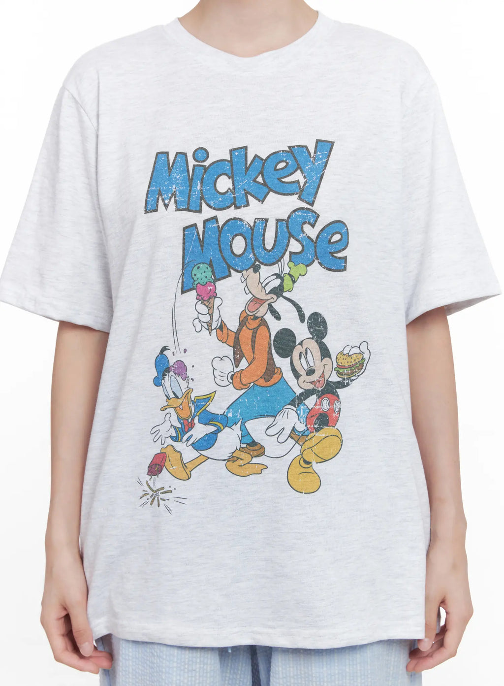 Oversized Cartoon Graphic Tee CL524