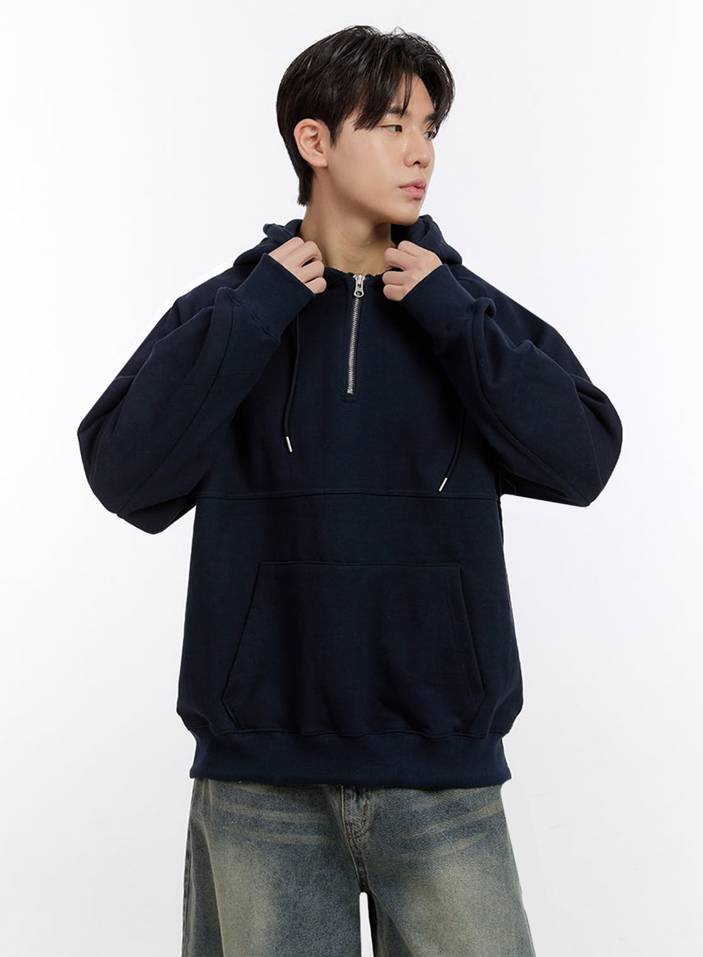 Men's Half-Zip Hoodie IM525